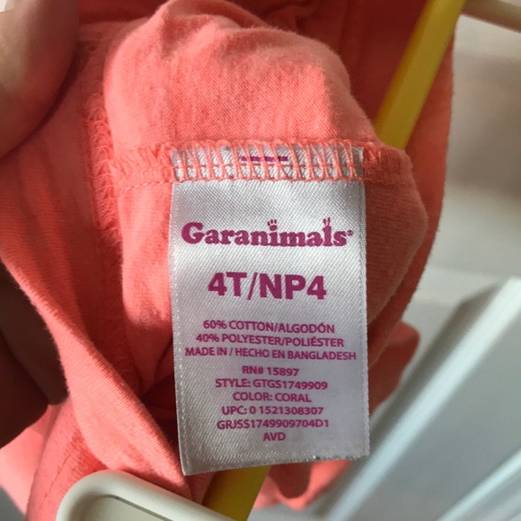 ❤️ 3 for $10 - Garanimals Peach Skort - Size 4T - Picture 2 of 4